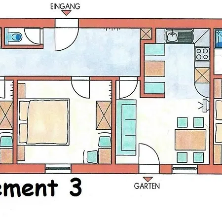 Haus Lydia شقة *